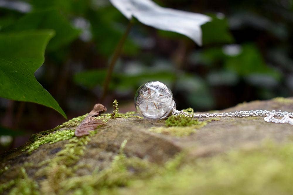 24" Dandelion Wish Bubble Necklace (Small)