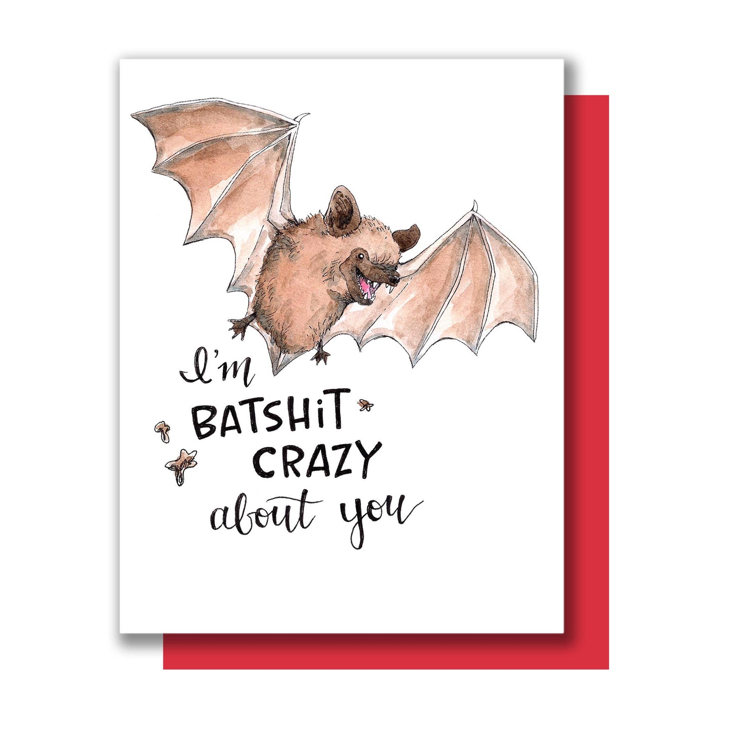 Batshit Crazy About You Bat Card