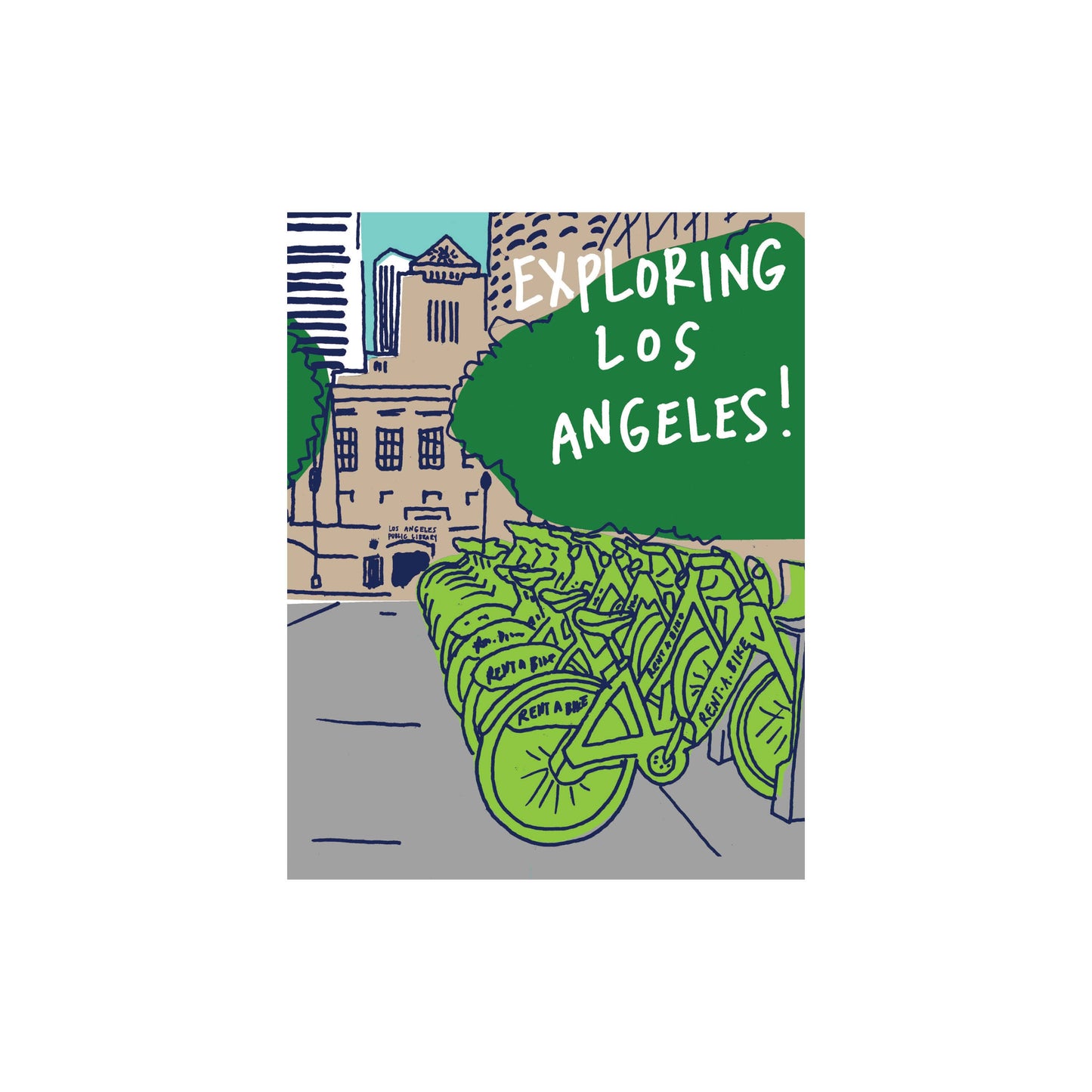 City Bike Postcard