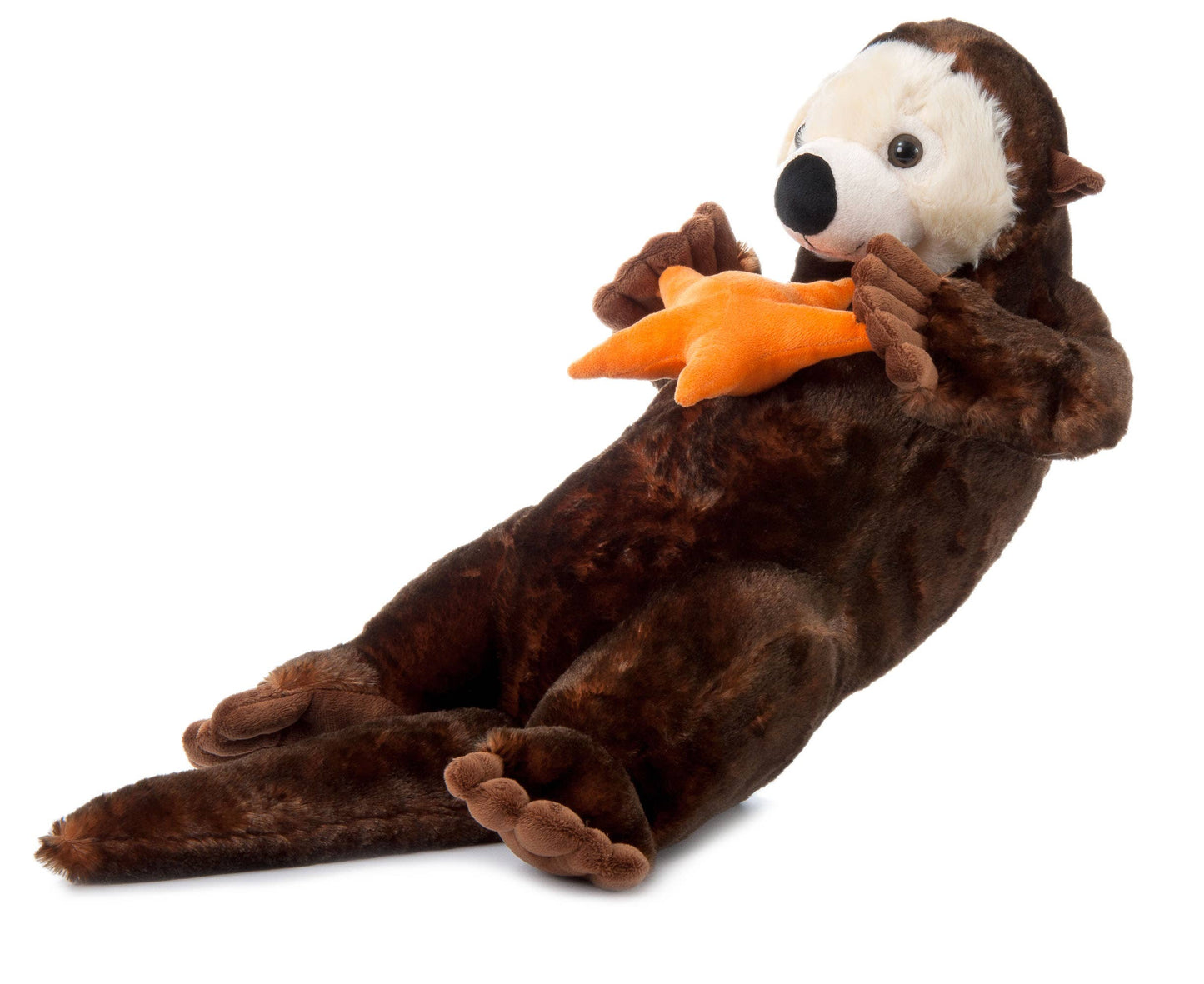 Jumbo Eco-Plush Sea Otter with Starfish – 32"