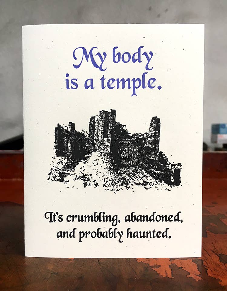 Temple Greeting Card