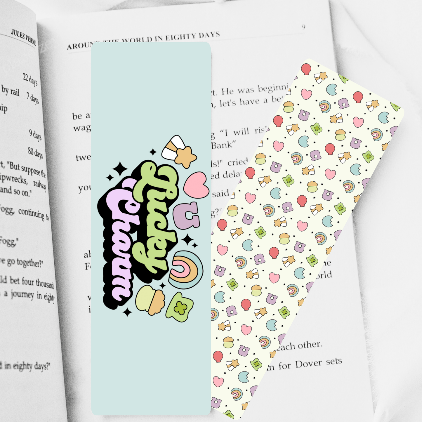 Lucky Charm Dual-Sided Cardstock Bookmark