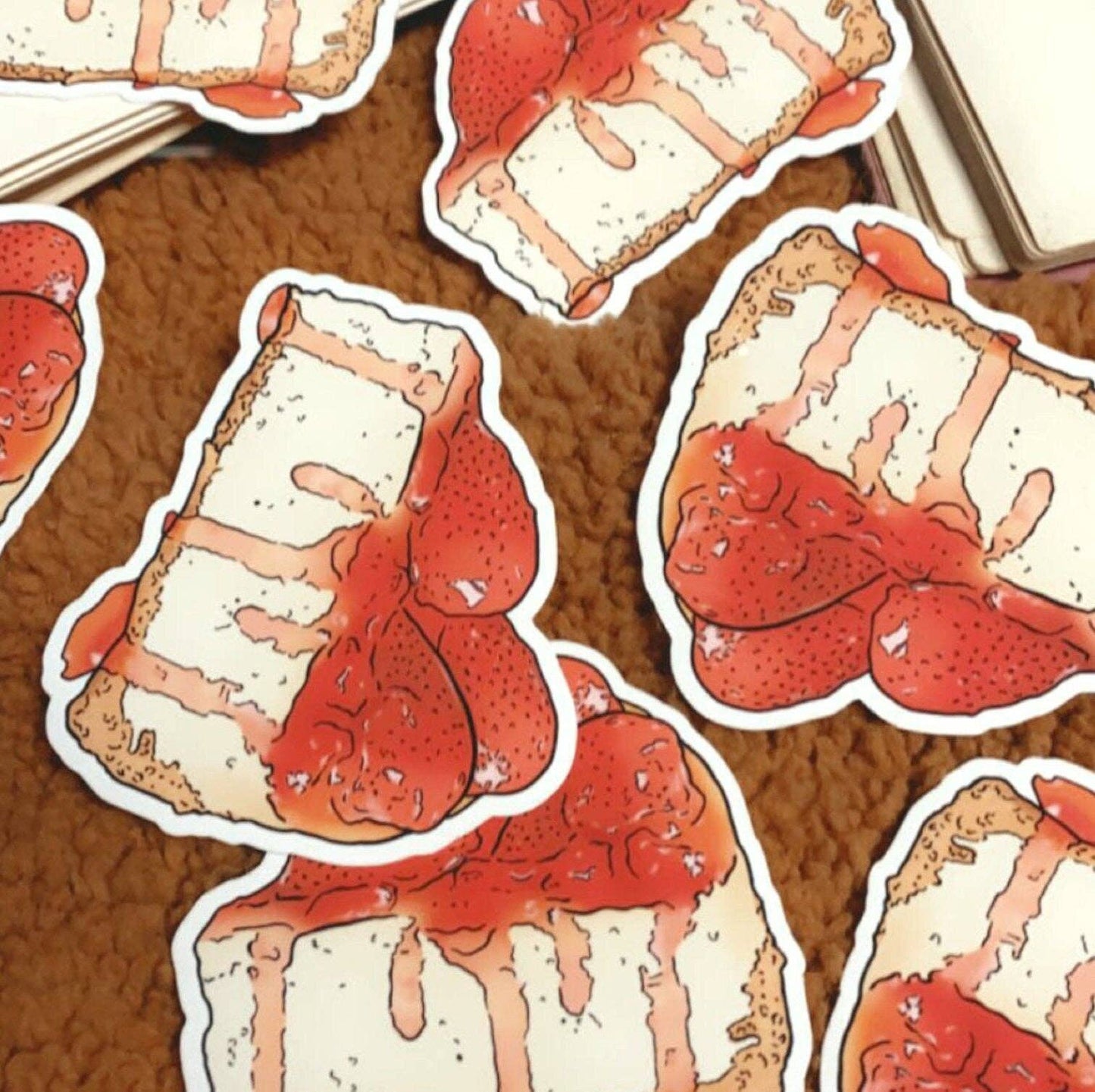 Cheesecake Realistic Vinyl Sticker