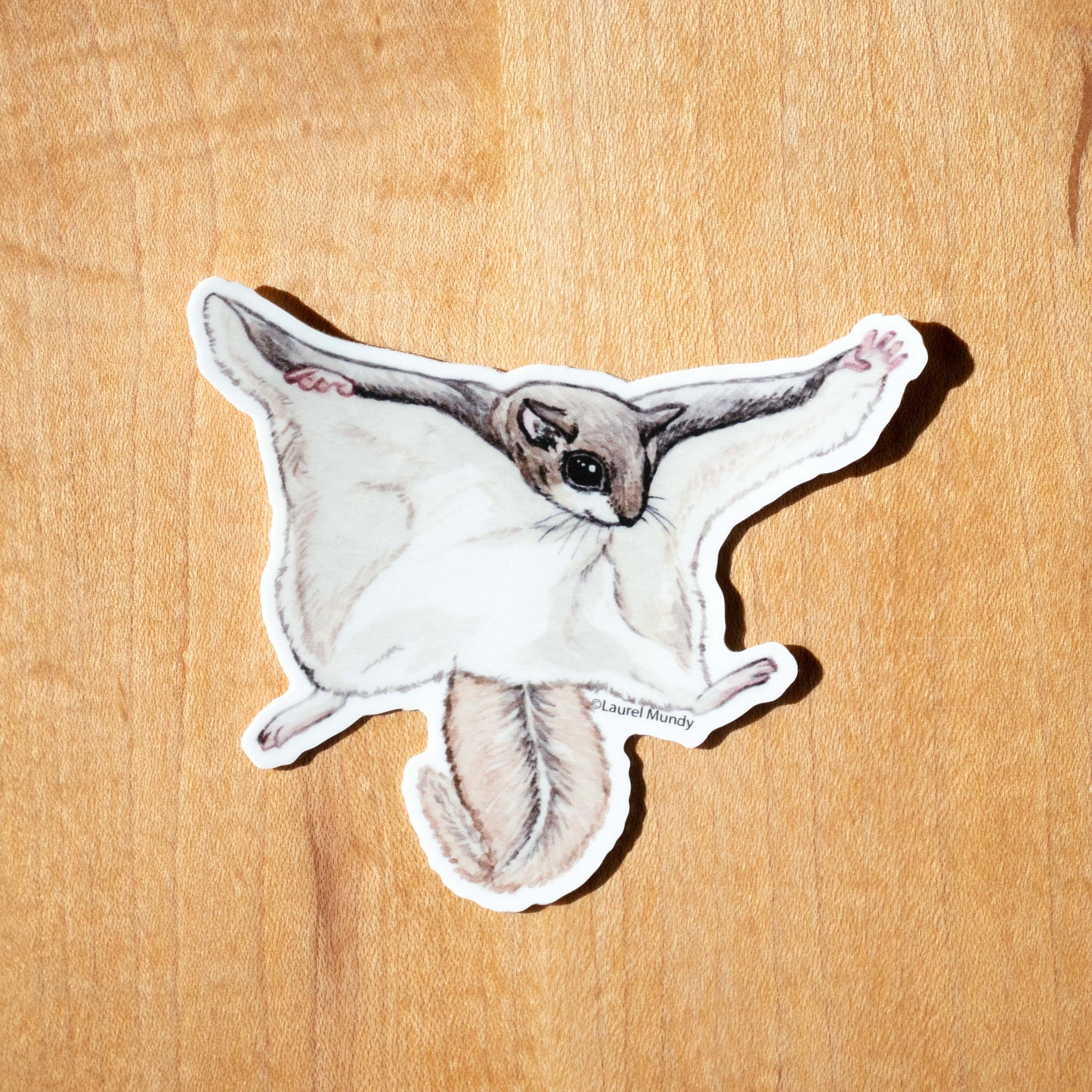 Flying Squirrel 3” Vinyl Sticker