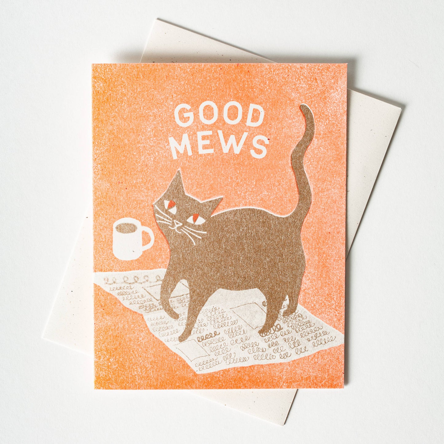 Good Mews - Risograph Card