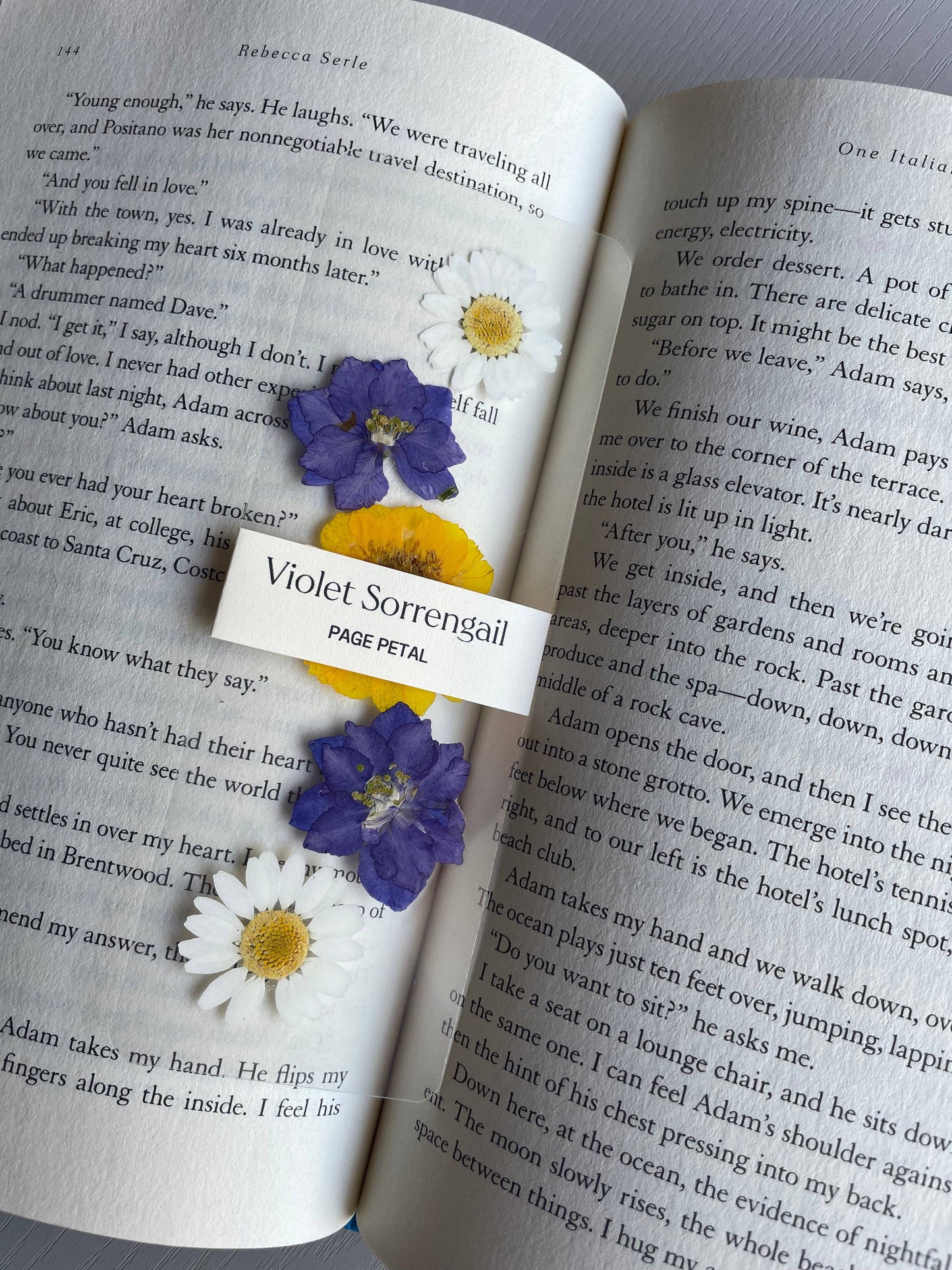 Violet Sorrengail Pressed Flower Bookmark