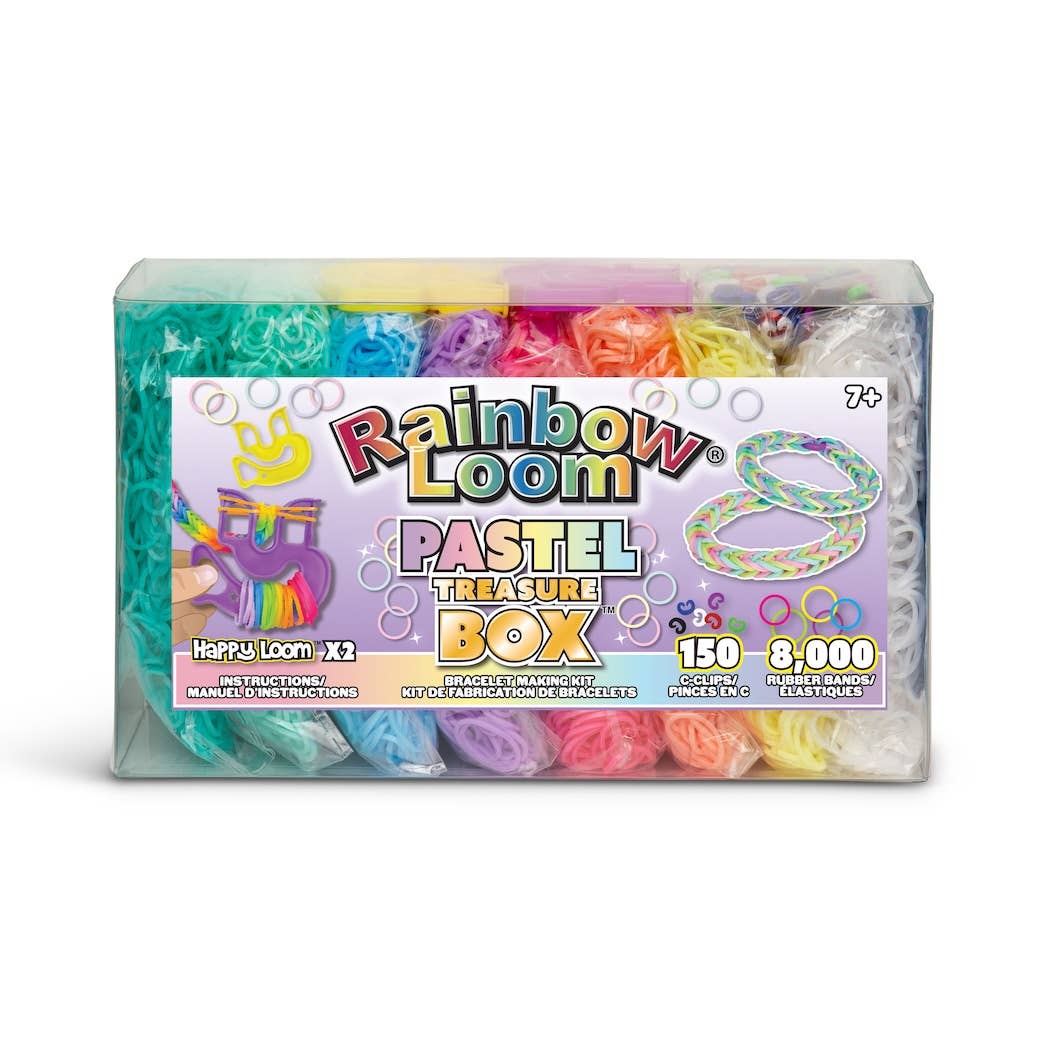 Rainbow Loom Treasure Box Pastel