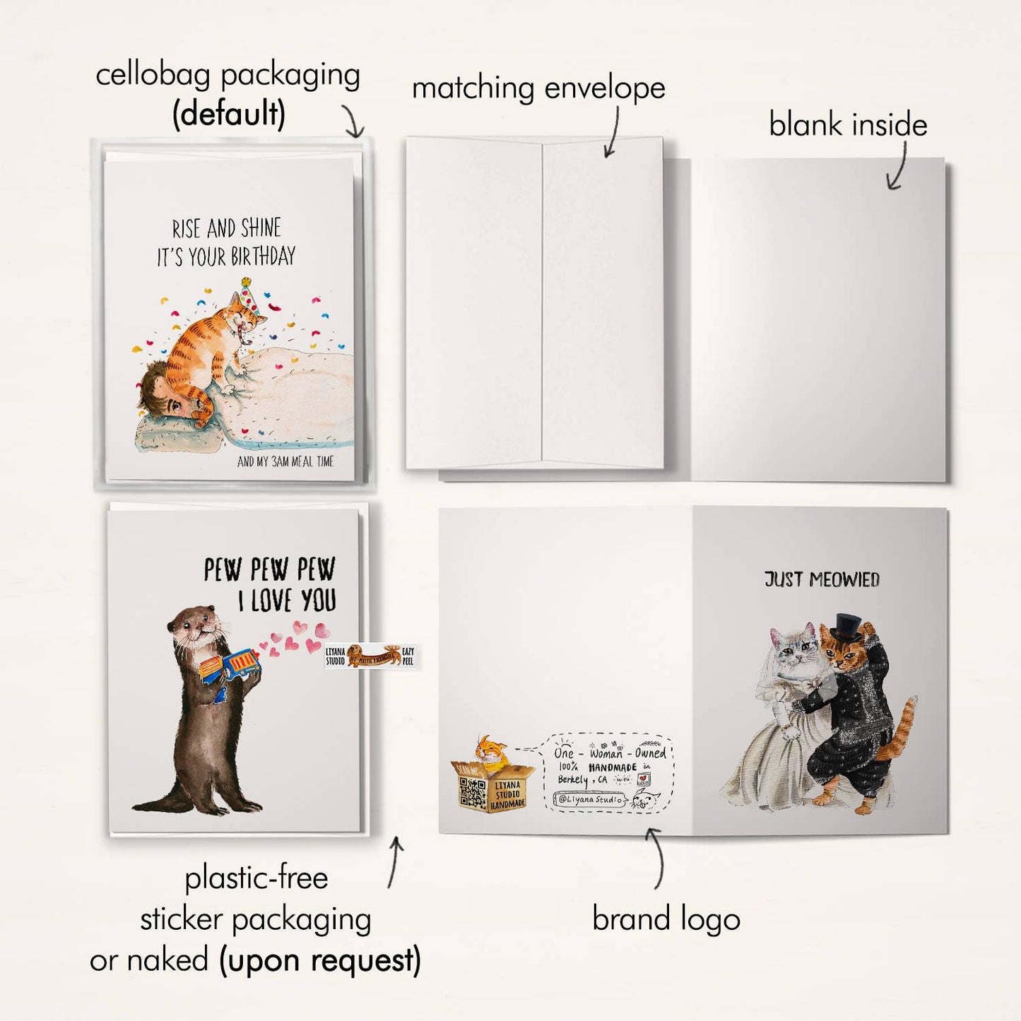 Raise Grand Kitty - Funny Mother's Day Card