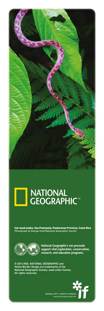 National Geographic 3-D Cat-eyed Snake Bookmark