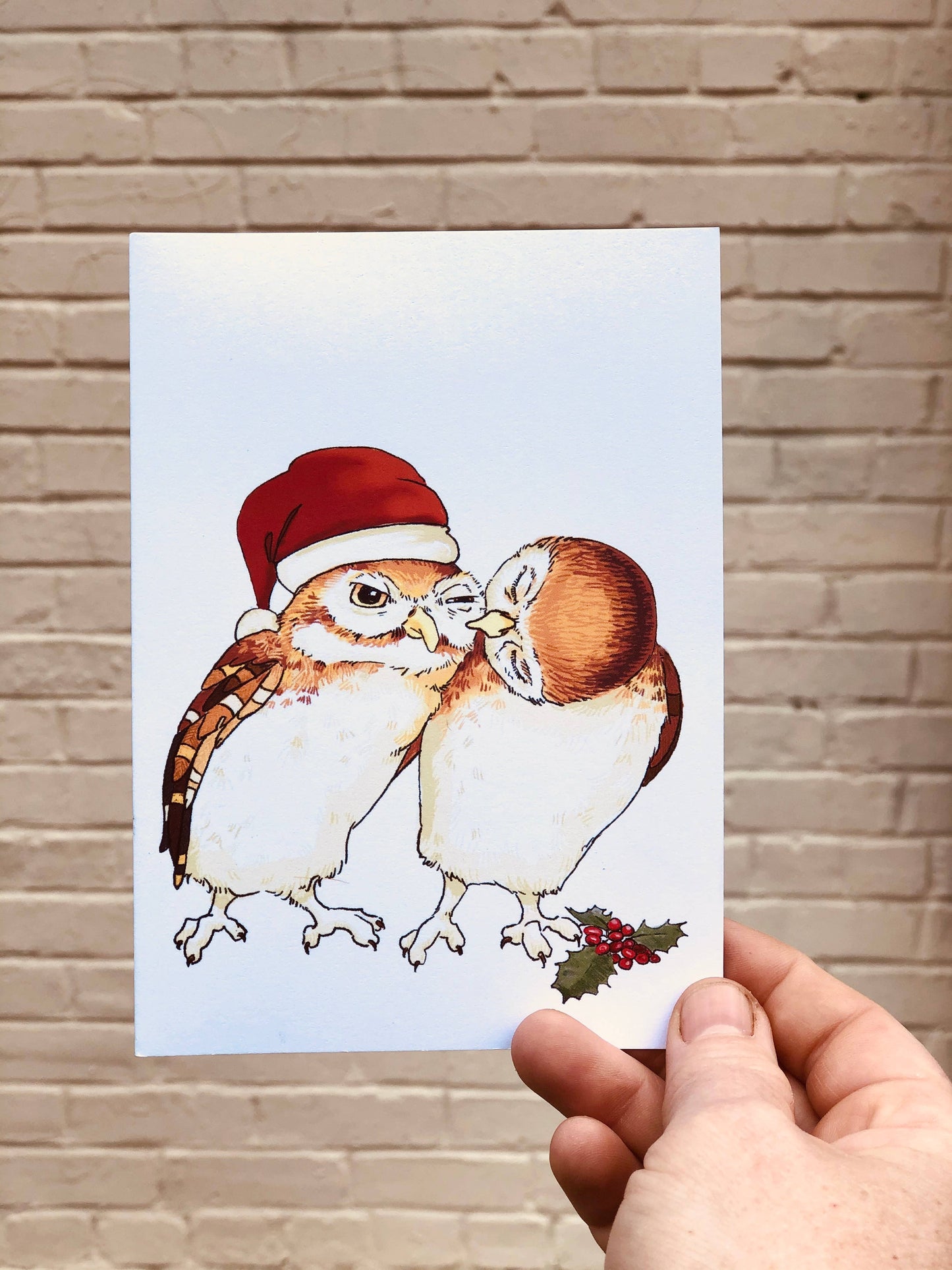 Christmas owl cards