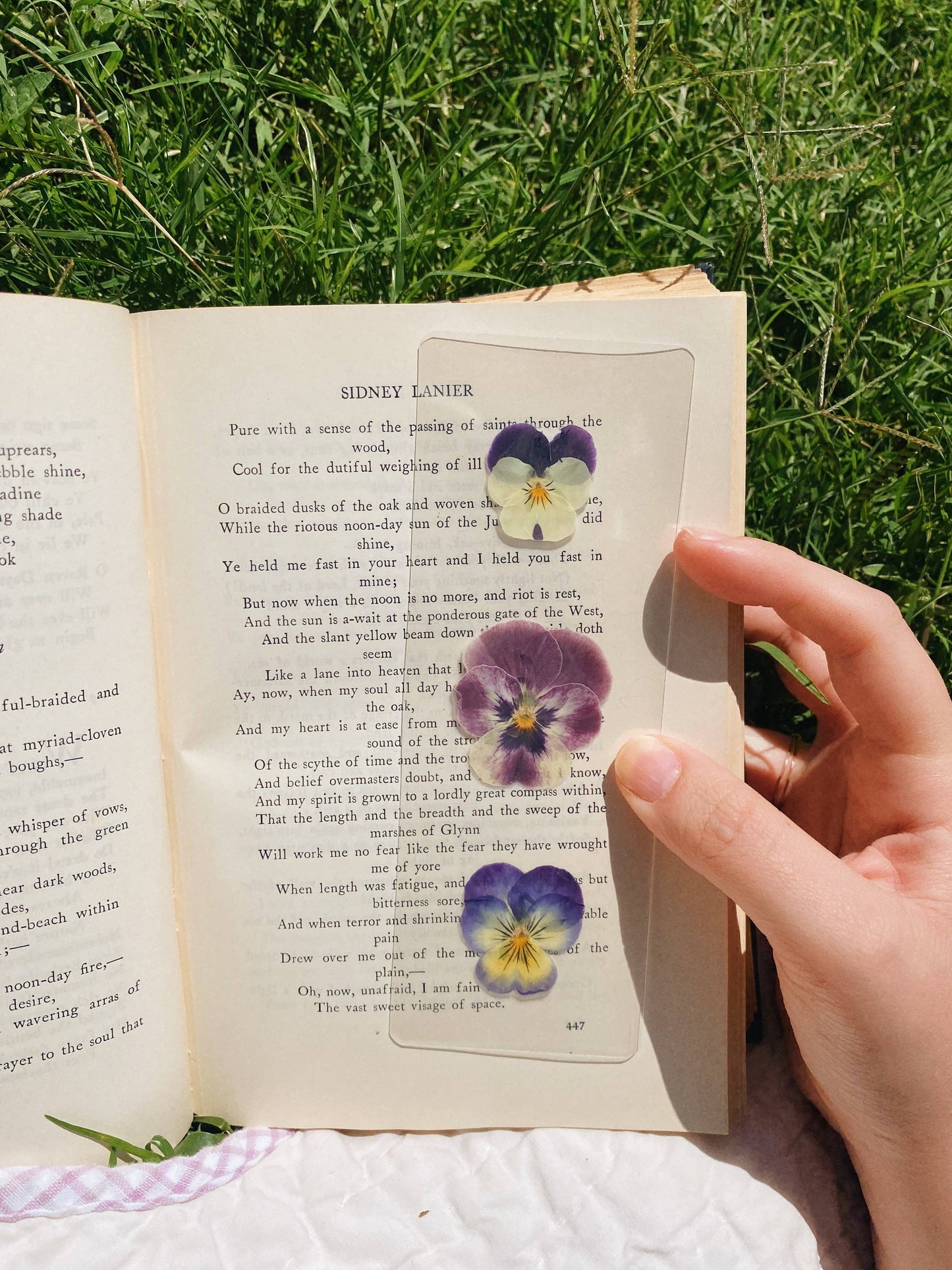 Feyre Pressed Flower Bookmark