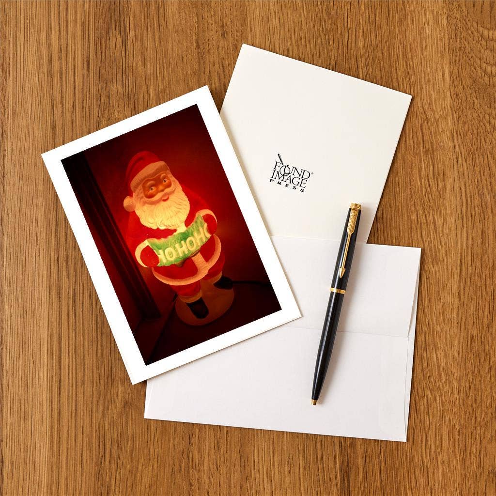 Greeting Card MC-553 Light-up Plastic Santa Claus
