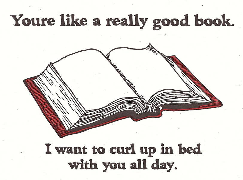 Good Book Greeting Card