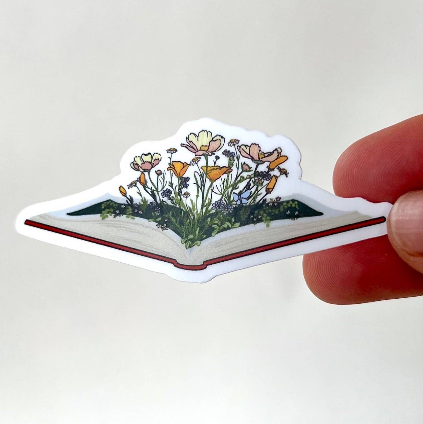Meadow book sticker