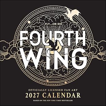 Fourth Wing Officially Licensed Fan Art 2027 Wall Calendar by Entangled