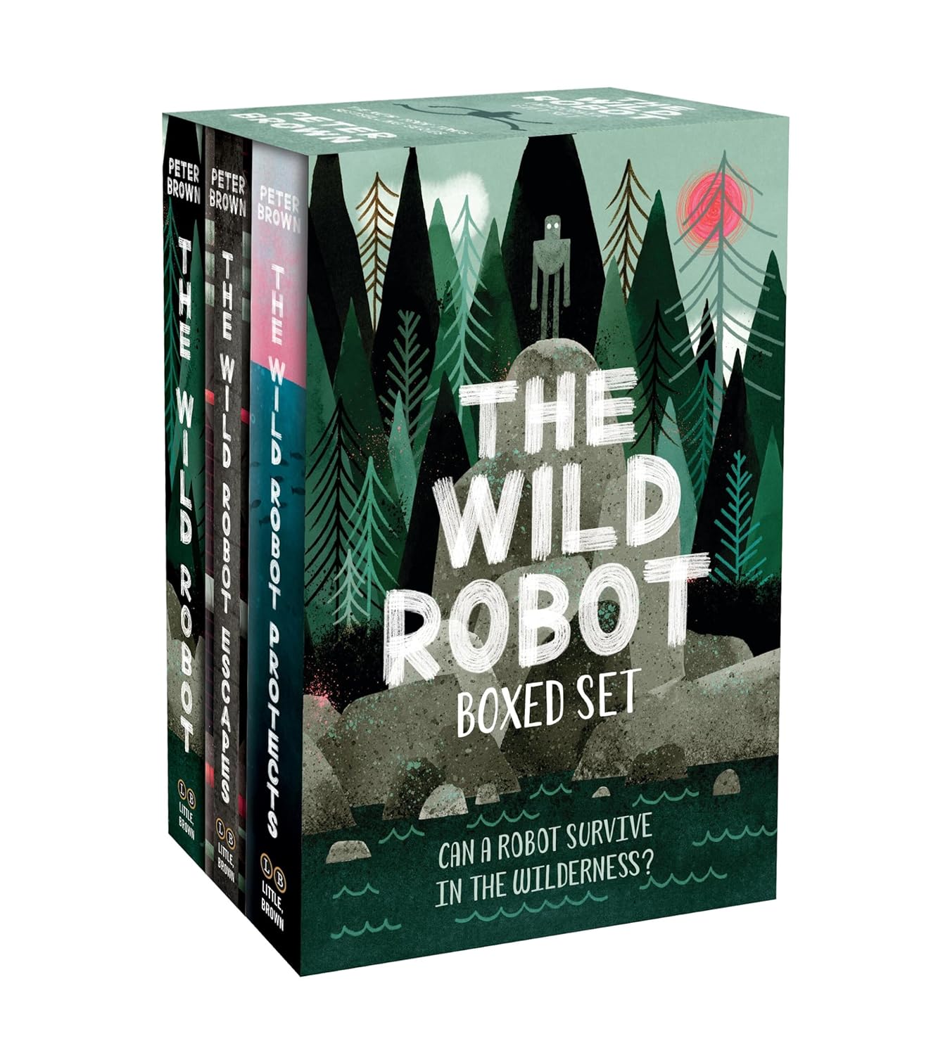 The Wild Robot Boxed Set by Peter Brown (3 Books)