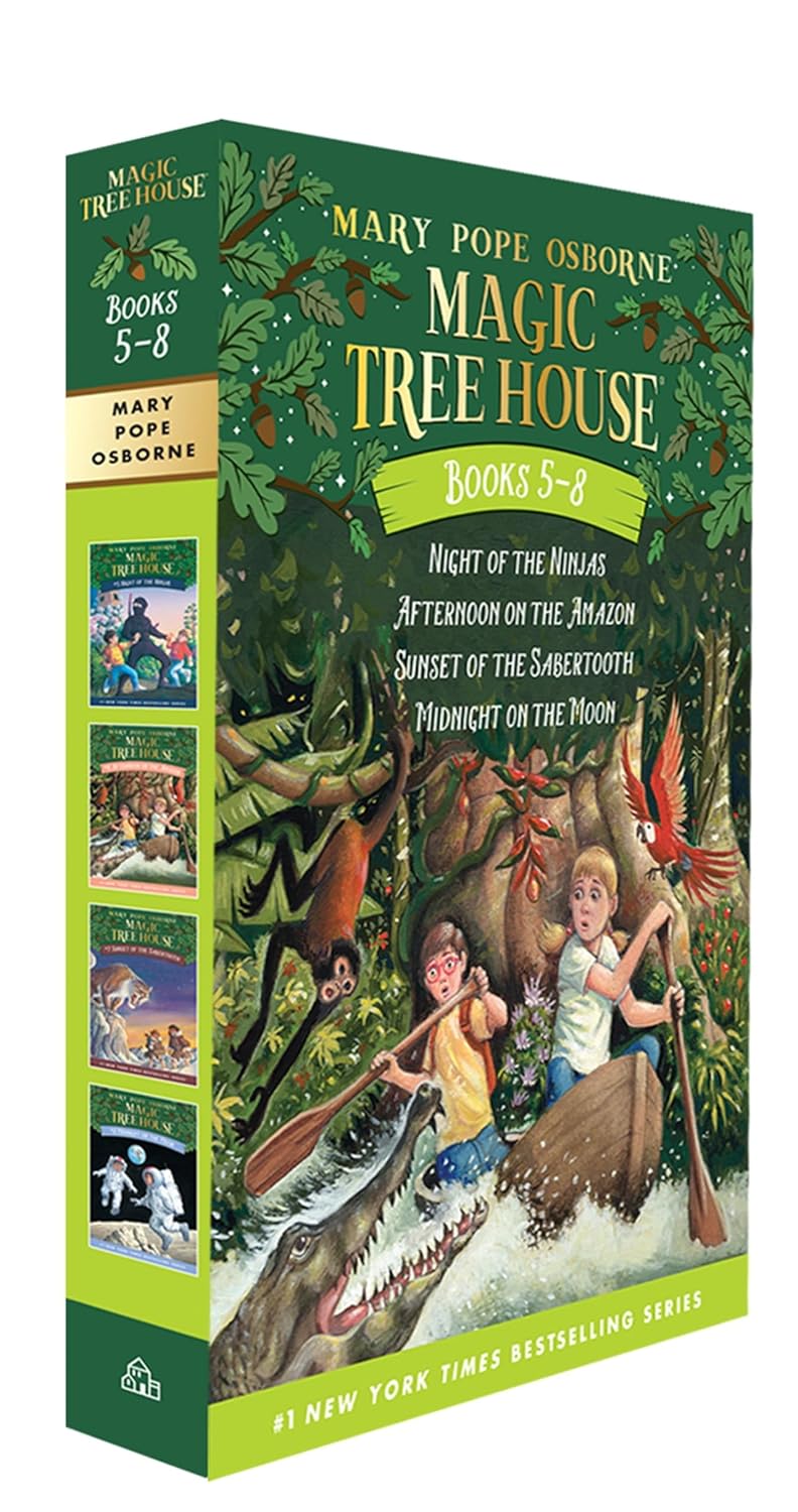 Magic Tree House Books 5-8 Boxed Set by Mary Pope Osborne