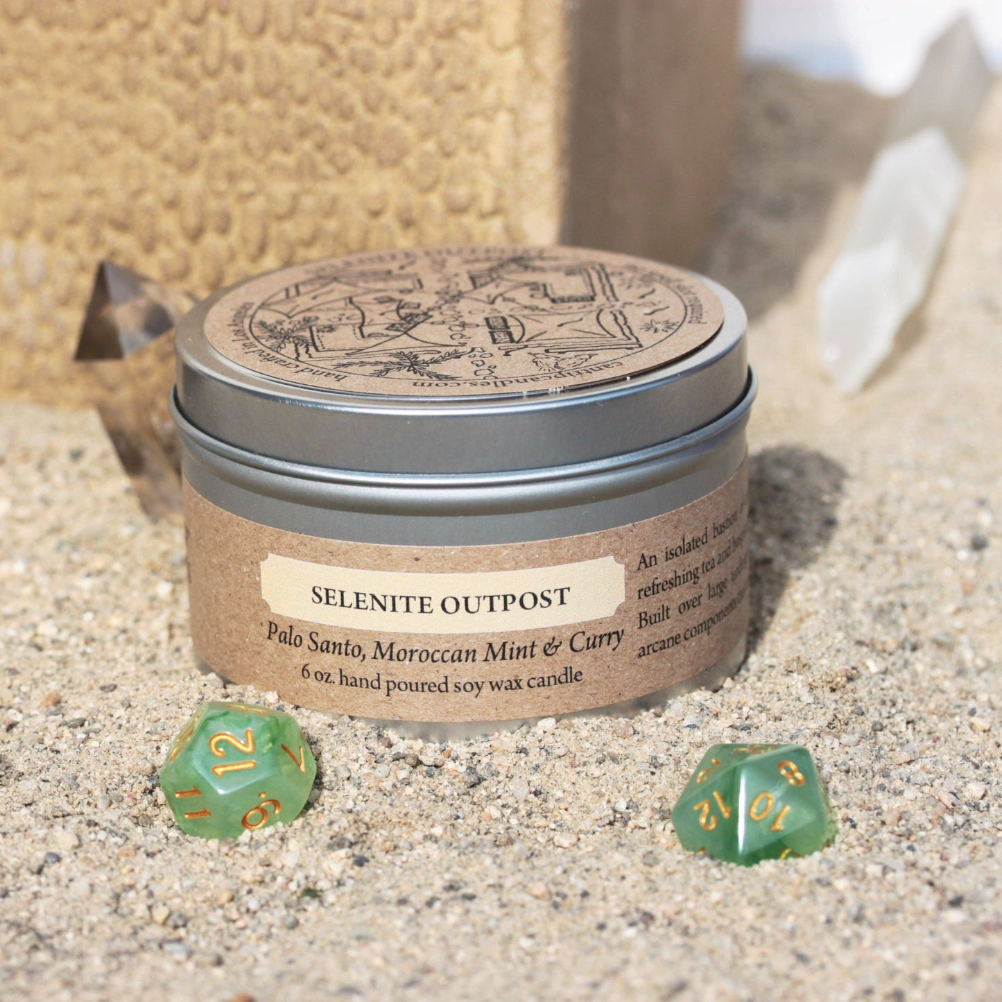 Selenite Outpost 6 oz.