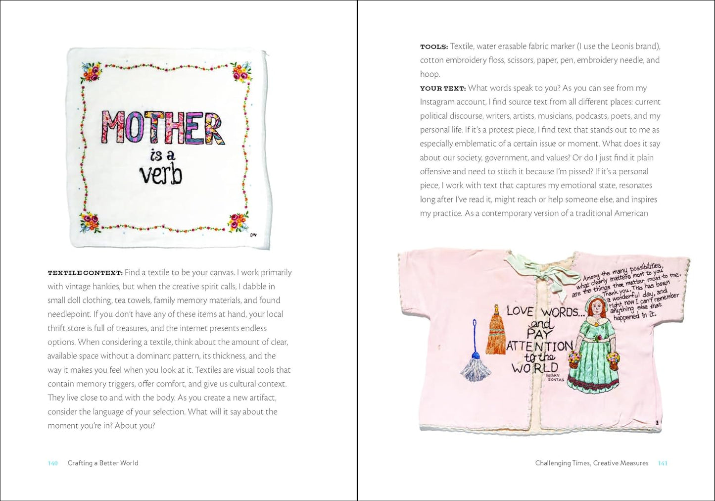 Crafting a Better World: Inspiration and DIY Projects for Craftivists by Diana Weymar (Hardcover)