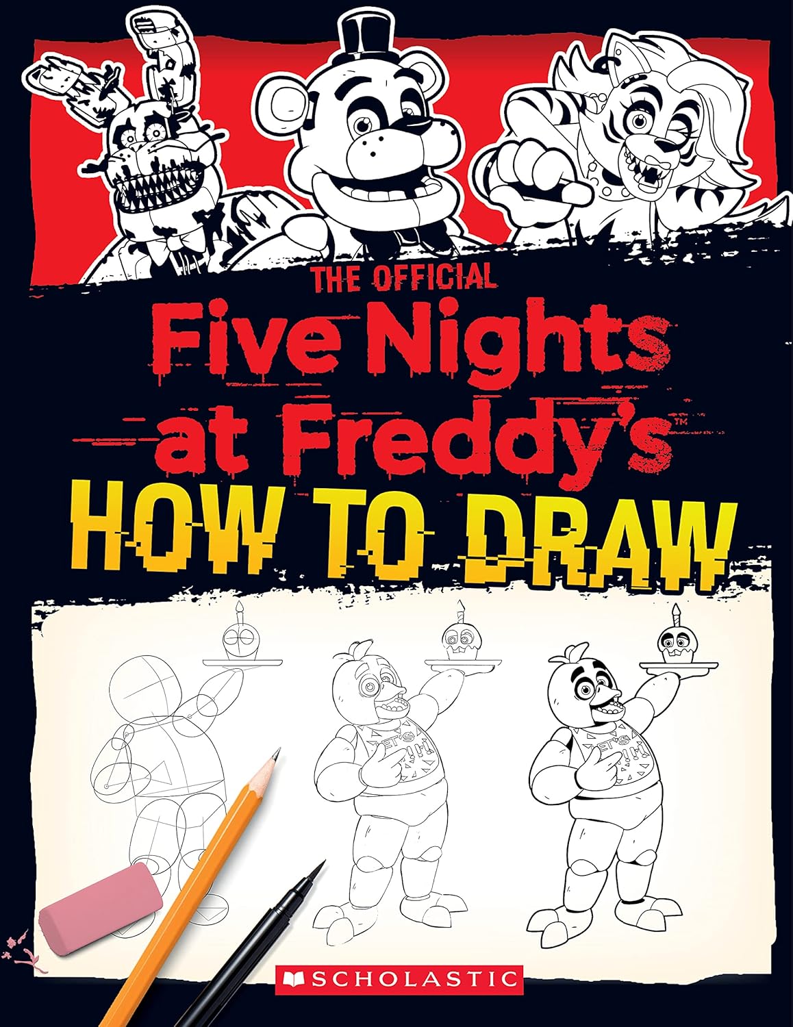 How to Draw Five Nights at Freddy's: An AFK Book by Scott Cawthon (Paperback)