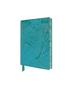 Angela Harding: Long Eared Owl 2027 Pocket Artisan Art Vegan Leather Diary