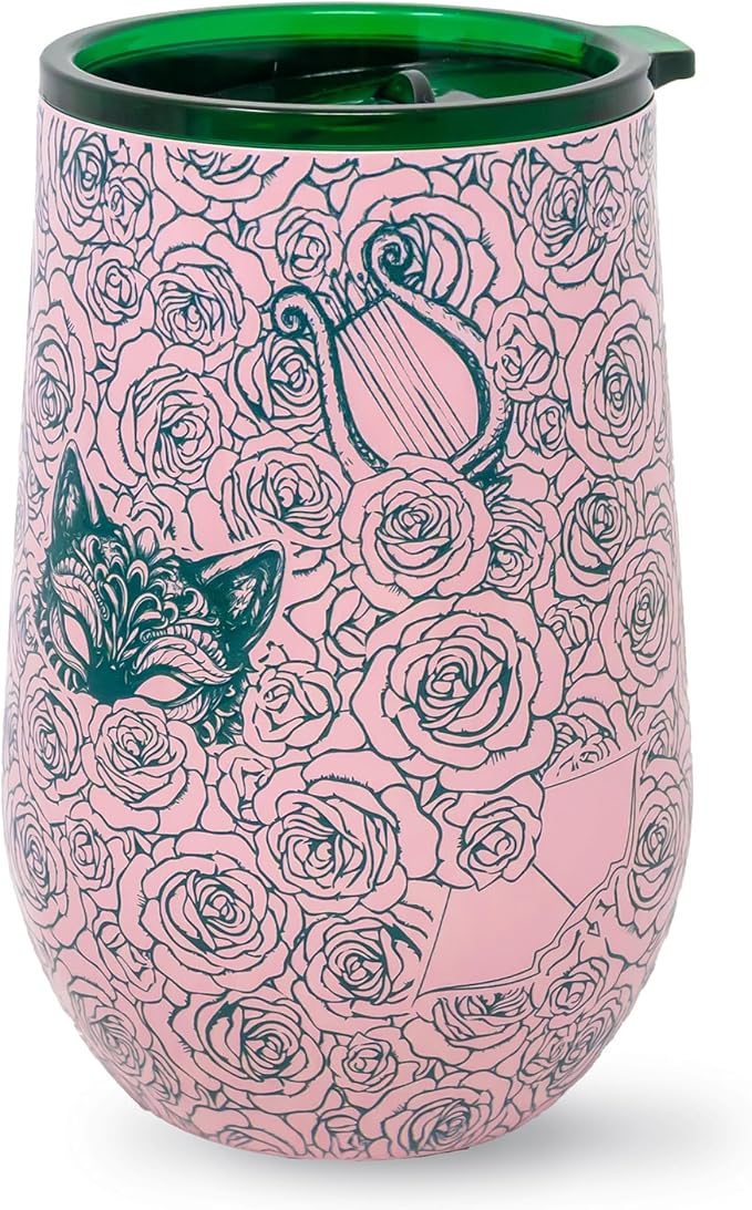 Sarah J. Maas A Court Of Thorns and Roses 16 oz Wine Tumbler, Spring Court