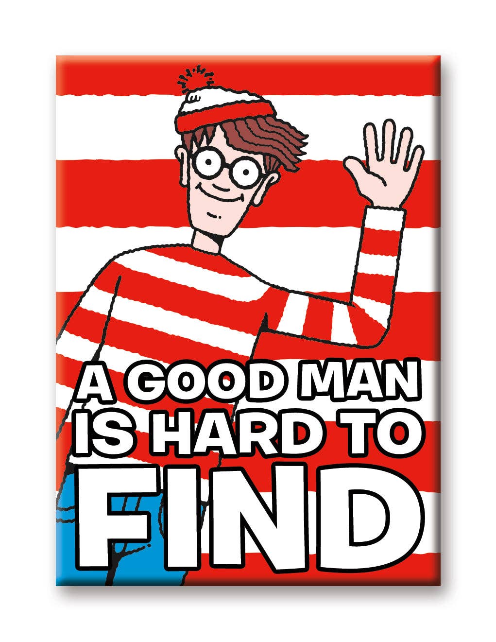 Where's Waldo? - A Good Man Flat Magnet (2.5" x 3.5")