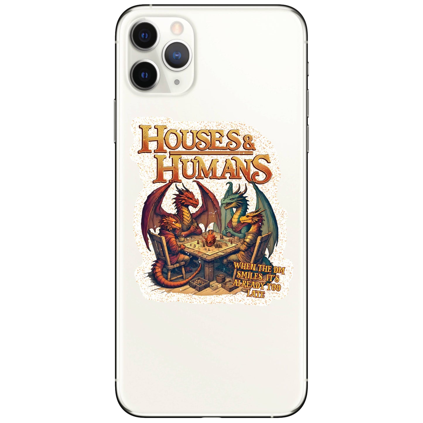 Roll Play Dragon Game DD High Quality Vinyl Sticker