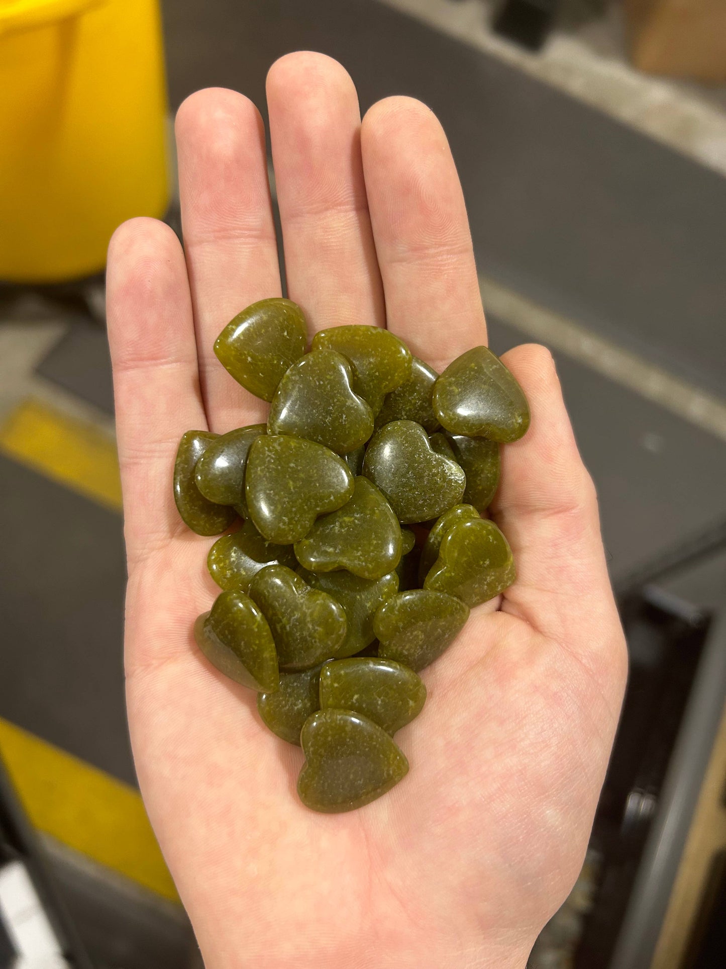 Green Opal 20mm Heart (Crystals & Stones)