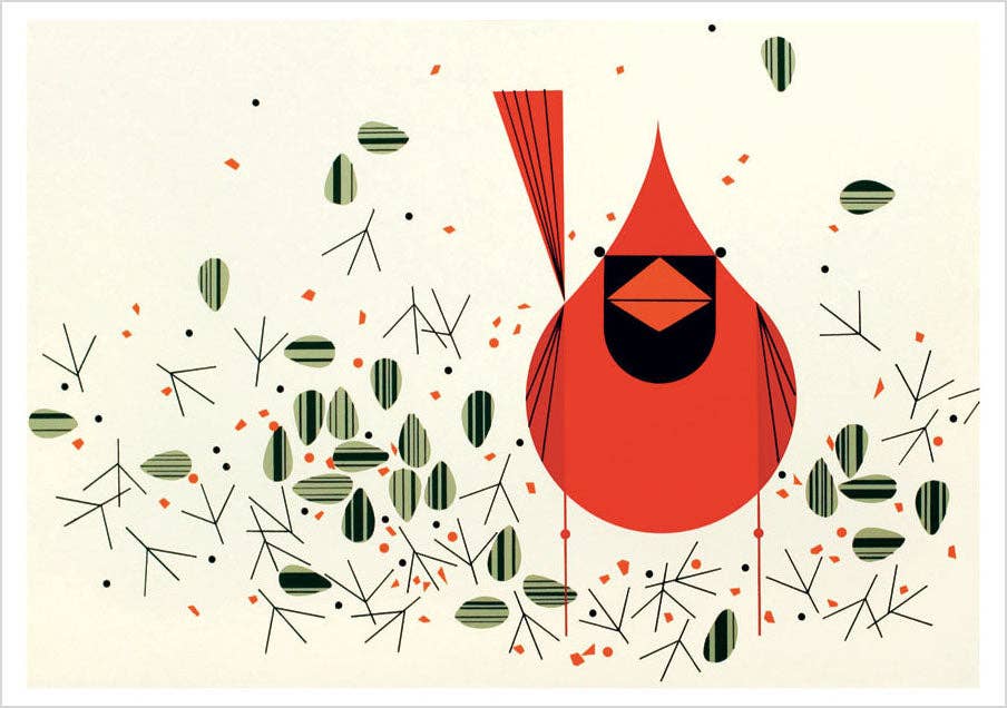 Charley Harper: Cardinals Boxed Notecard Assortment