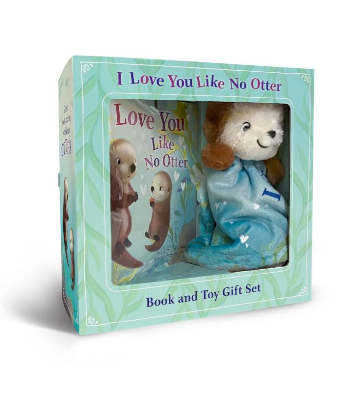I Love You Like No Otter Book and Toy Set by Rose Rossner; Illustrated by Sydney Hanson