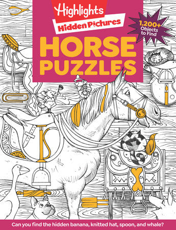 Highlights Hidden Pictures Horse Puzzles (Paperback)