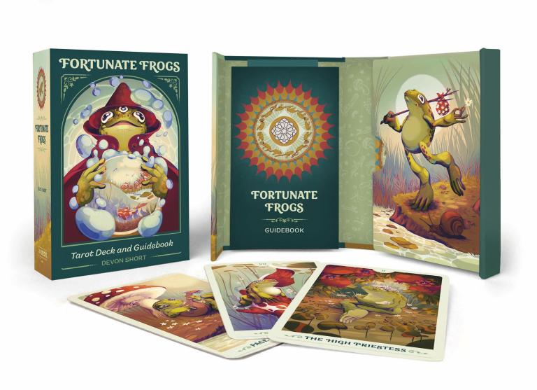 Fortunate Frogs Tarot Deck and Guidebook