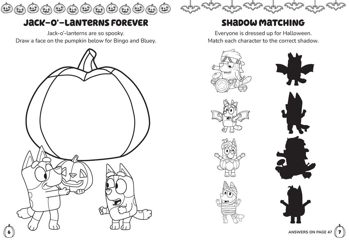Bluey Colortivity: Happy Halloween! by Grace Baranowski