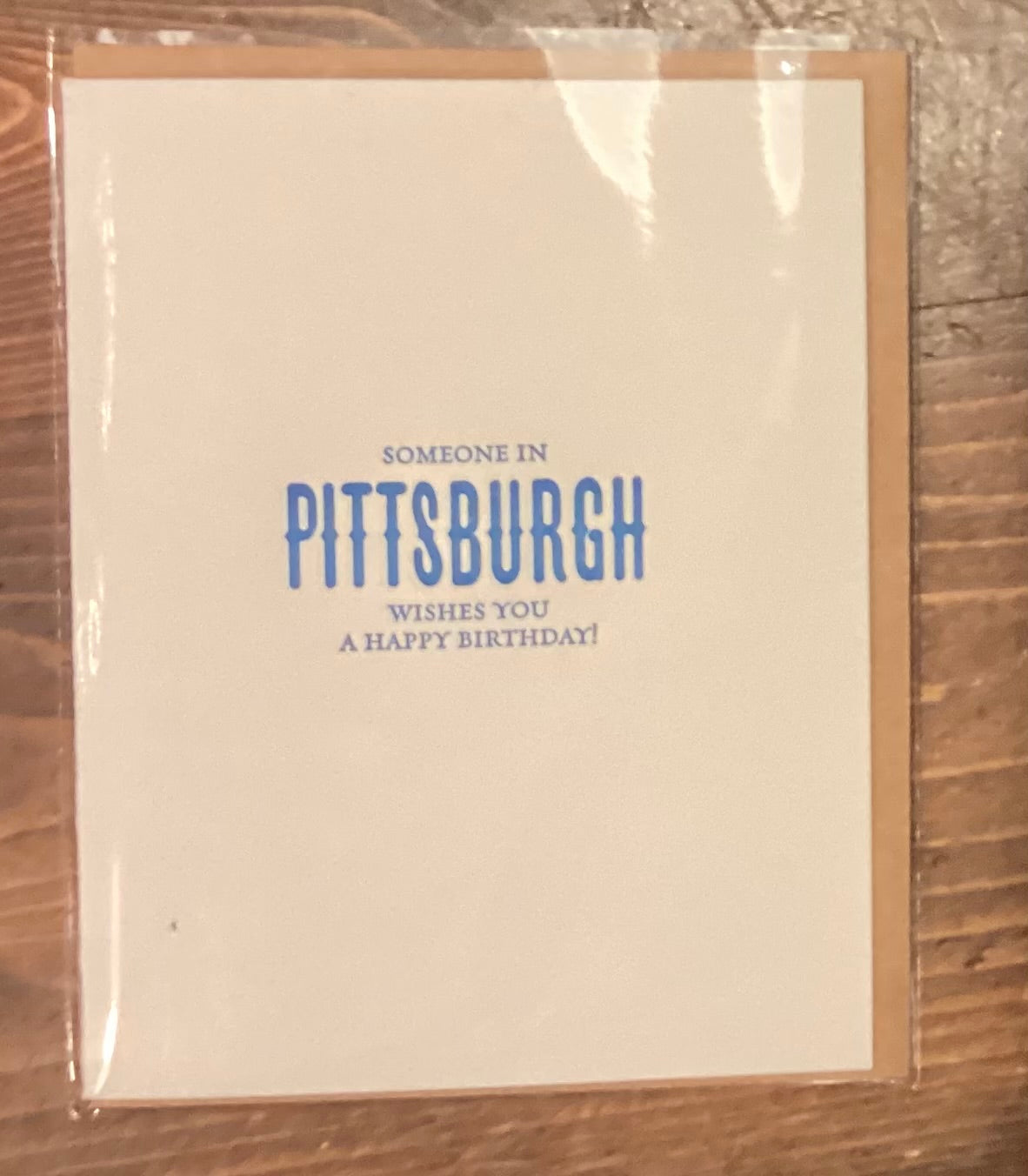 #574 Pittsburgh Birthday Card