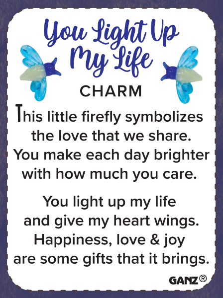“You Light Up My Life” Charm