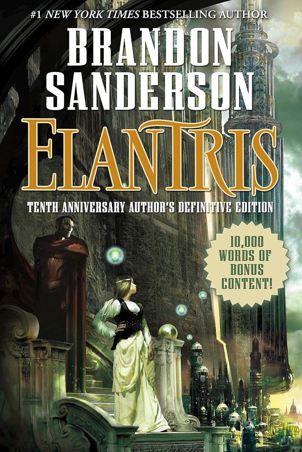 Elantris by Brandon Sanderson (Paperback)