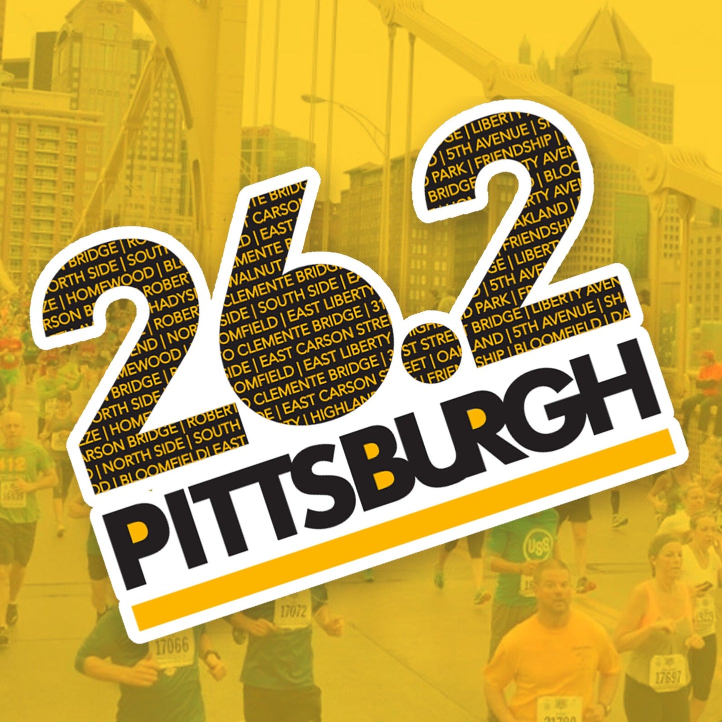 26.2 Pittsburgh Marathon Sticker