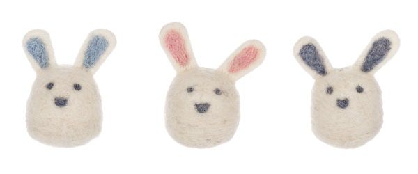 Mini Wool Rabbit (Assorted)