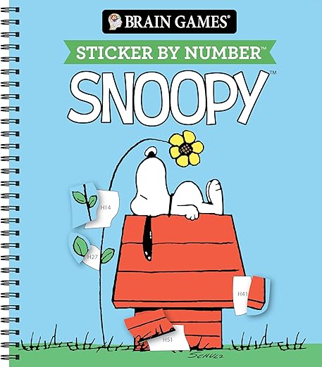 Snoopy Stickers by Number