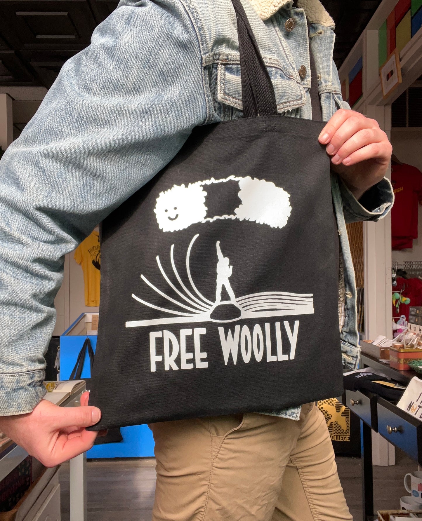"Free Woolly" Tote