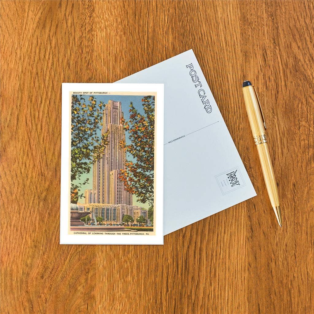 Postcard WP-18 Cathedral of Learning, Pittsburgh, Pennsylvan