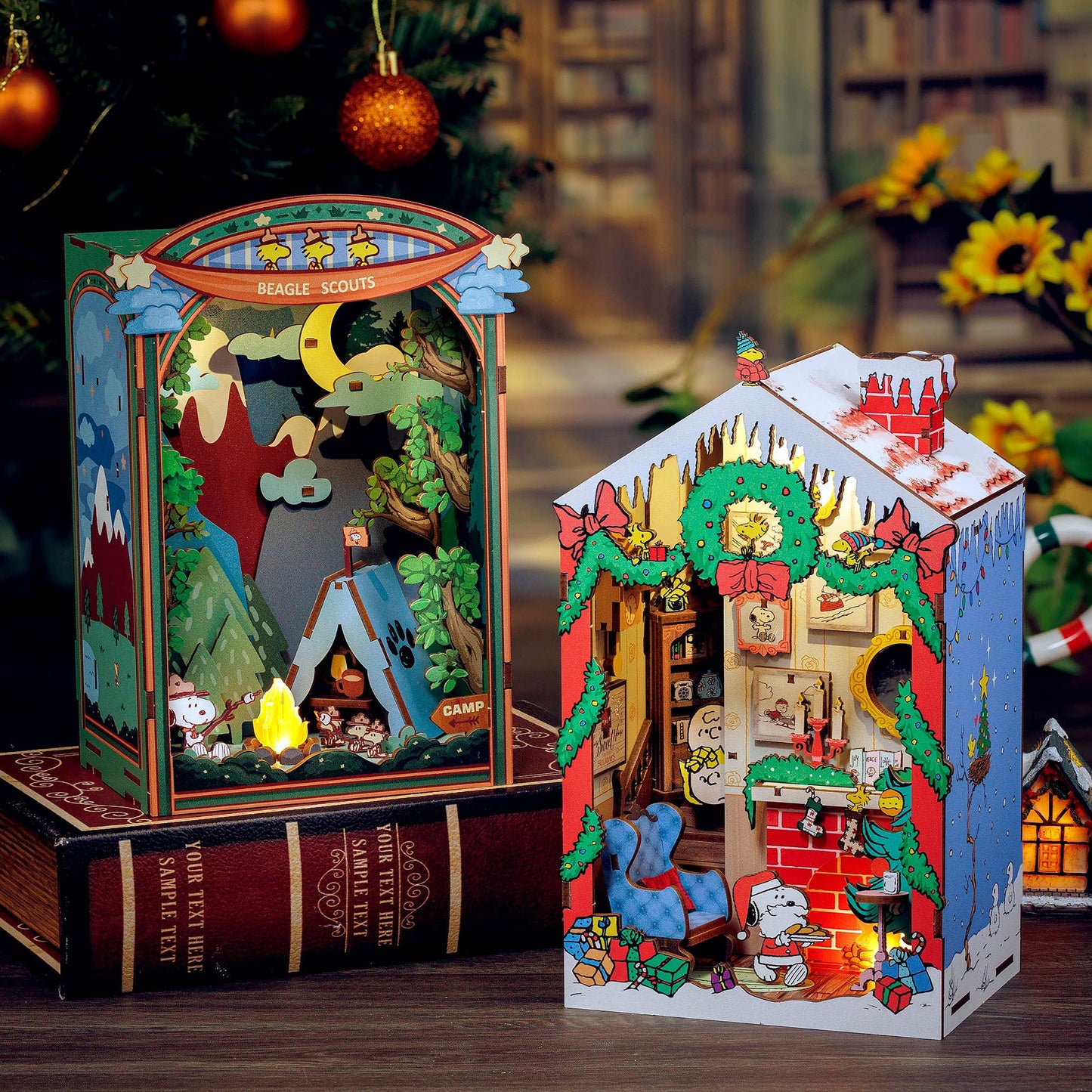 Peanuts Christmas - DIY Book Nook Kit