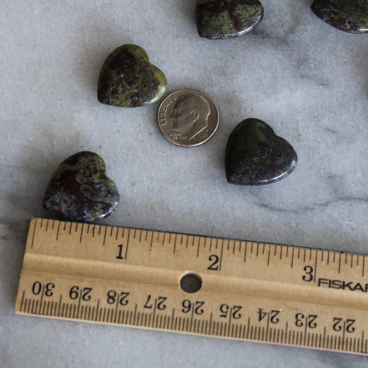 Dragon's Blood Jasper 20mm Heart (Crystals & Stones)