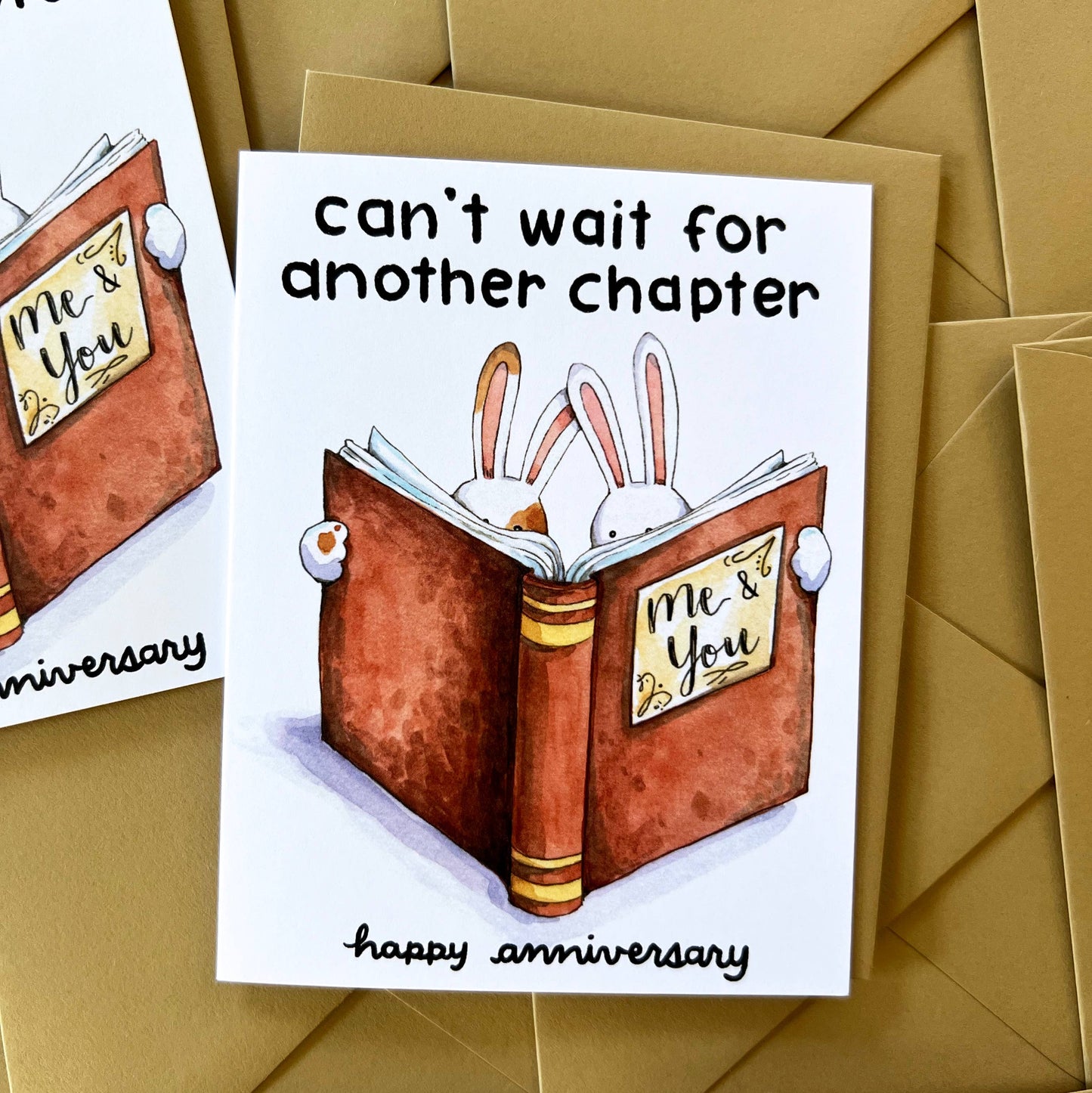 Another Chapter Book Anniversary Card
