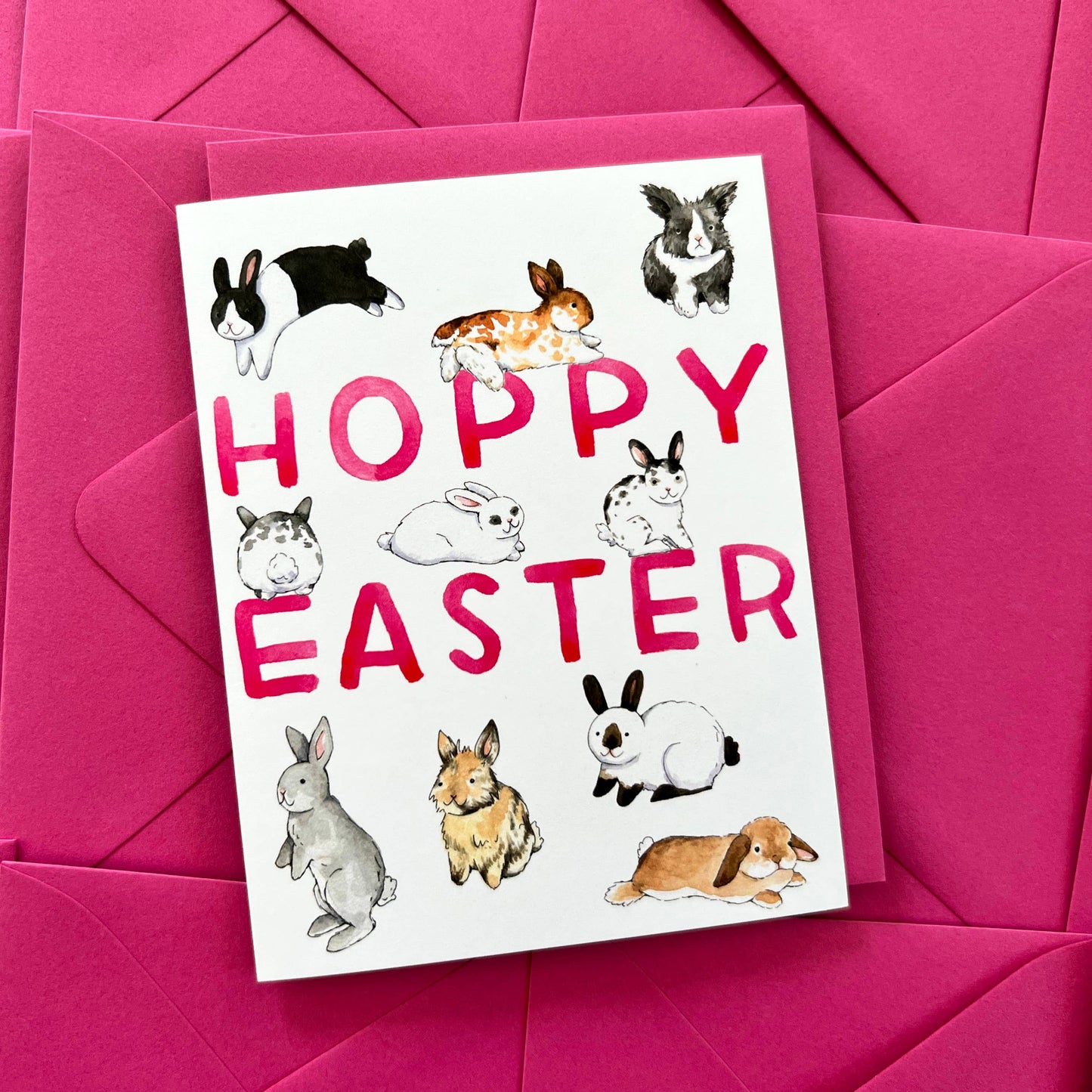 Hoppy Easter Bunnies Card