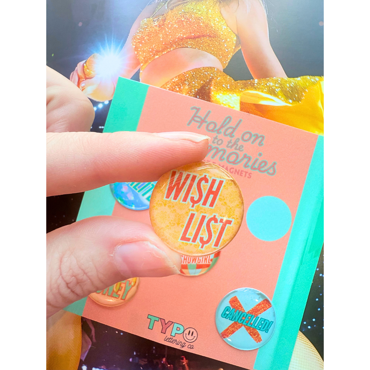 Showgirl Magnet Set (Pack of 5)