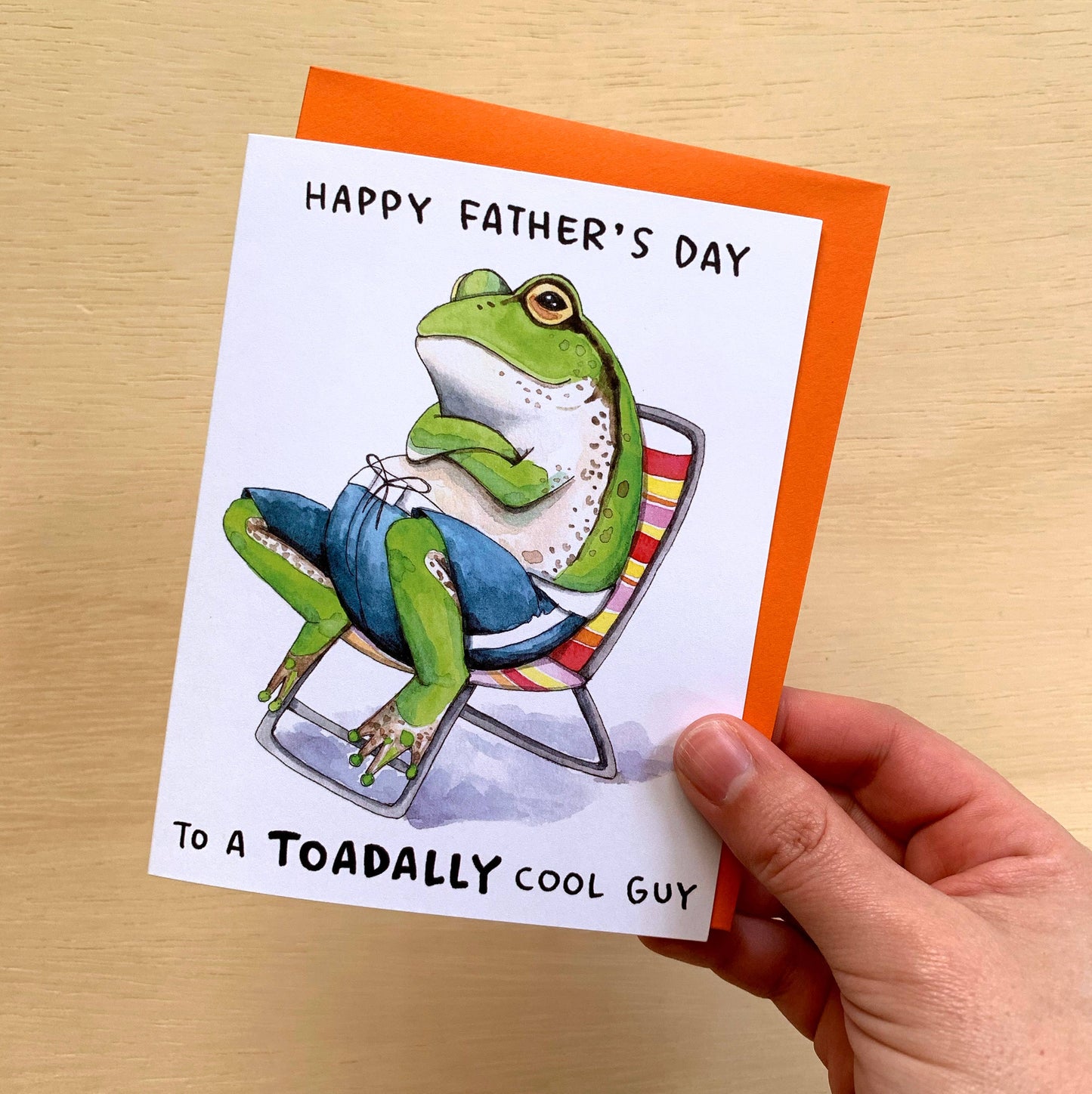 Toadally Cool Dad Father's Day Card