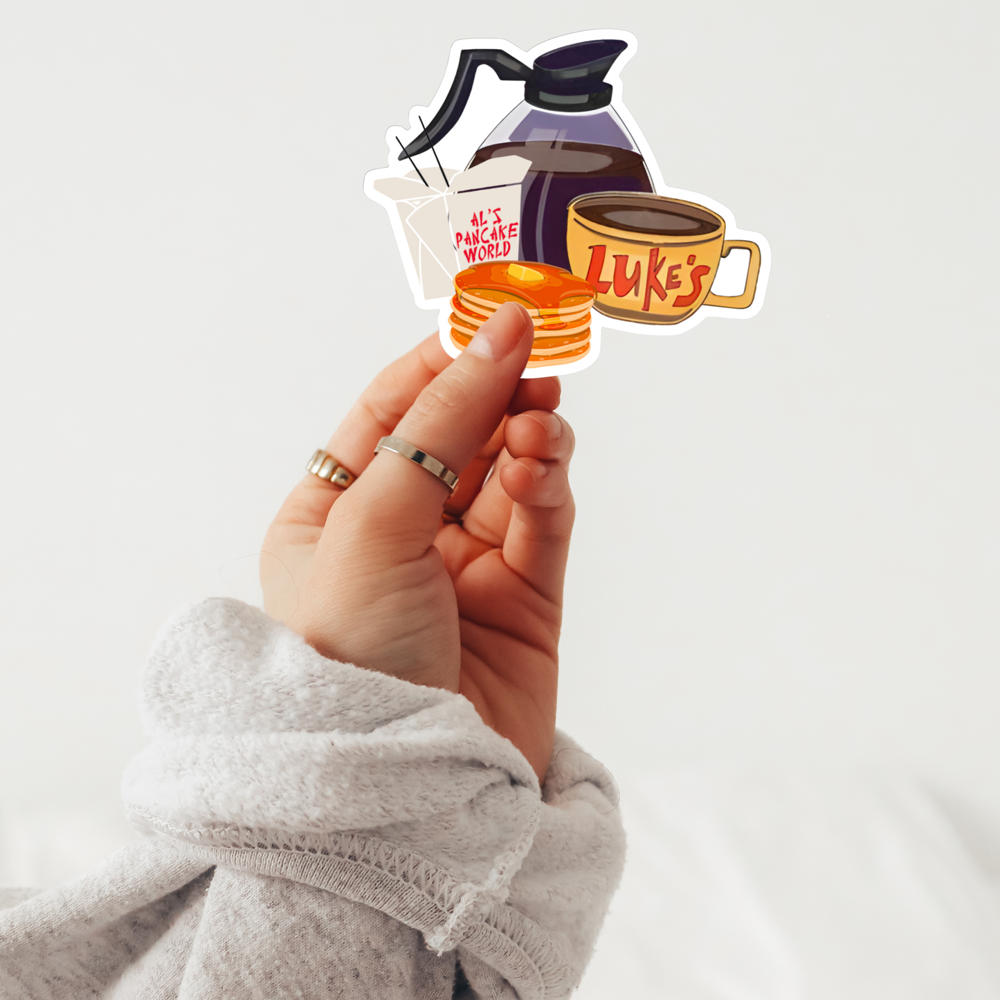 Luke's Diner Al's Pancake World Gilmore Girls Sticker