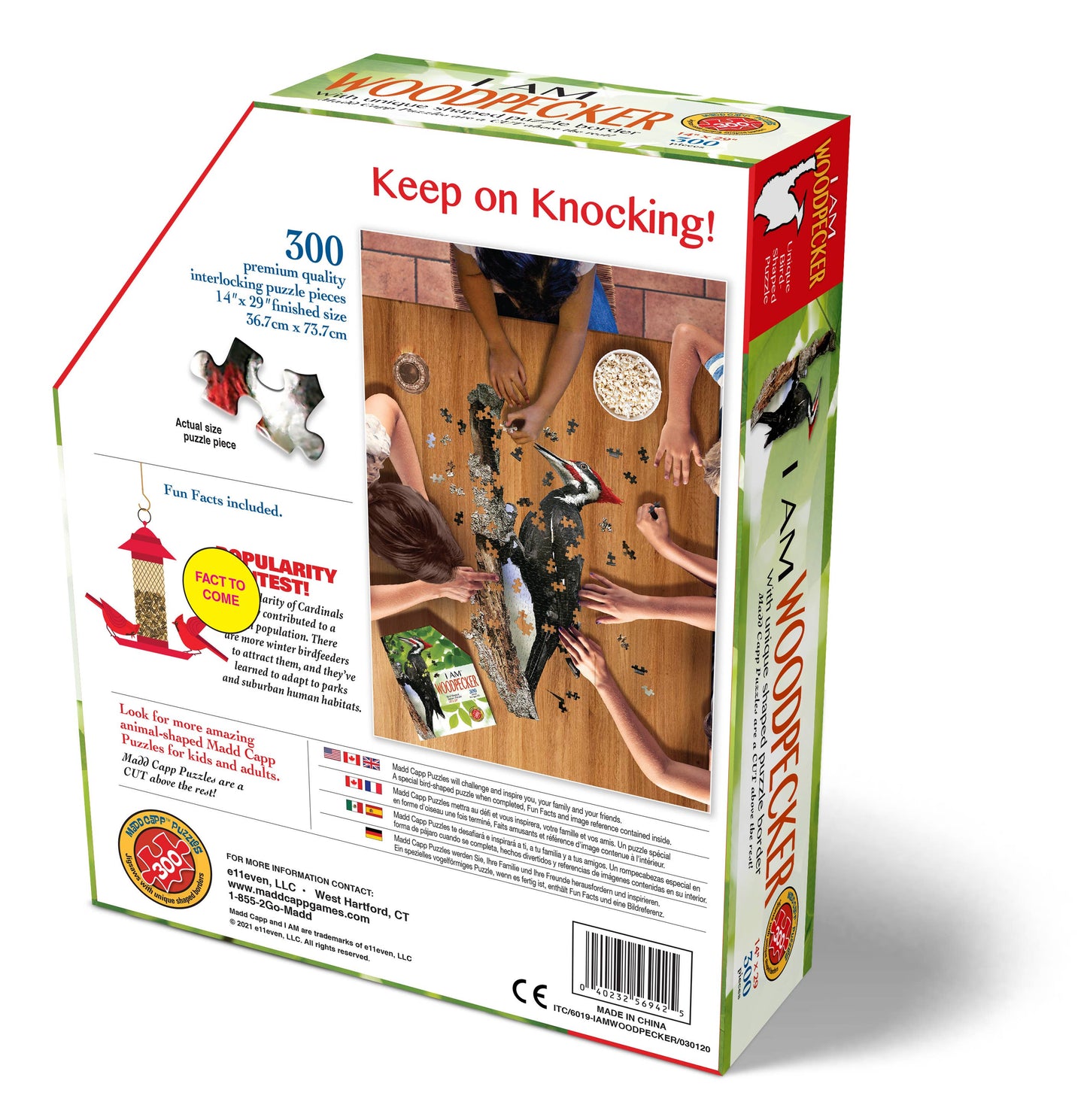 I AM Woodpecker 300 piece jigsaw puzzle - gift